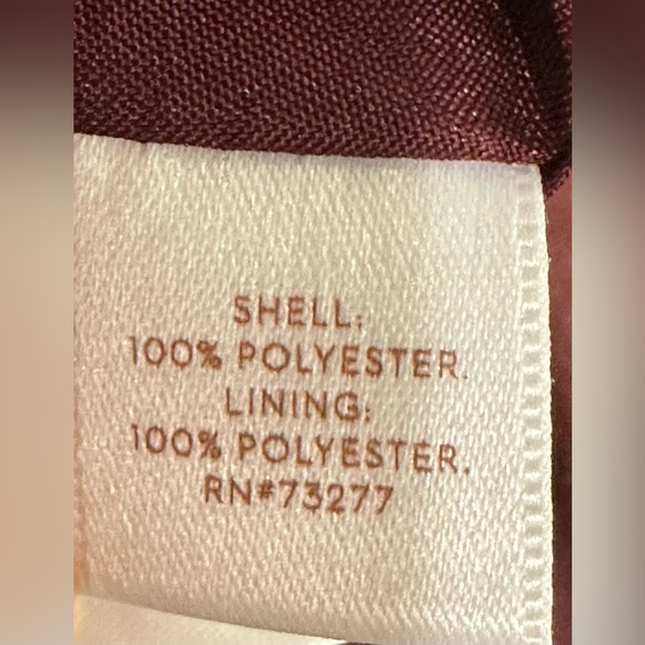 🌸 LC Lauren Conrad Runway Burgundy Floral Chiffon Ruffled Halter🌸 - Picture 7 of 10